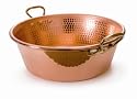 Mauviel - M'Passion  -  2193.44  -  Bassine &agrave; Confiture Martel&eacute;e P. Bronze  -  Diam&egrave;tre Int&eacute;rieur : 44 cm