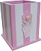 Sherbert Pink Flower Pot Waste Basket