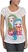 Junk Food Juniors' Avant Garde Burnout Cap Sleeve Tee