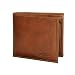 Maxwell Scott Luxury Tan Leather Wallet with Coins - One Size