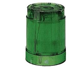 Siemens 8WD42 40-5BC Sirius Signal Column, Thermoplastic Enclosure, IP54 Degree of Protection, 50mm Diameter, Repeated Flash Light Element, 115VAC Rated Voltage, Green