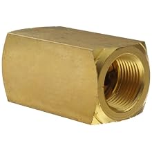 Parker 003393004 339 Series Brass Check Valve, 3/4" NPT Female