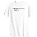 T-Shirt Mens White " I love understanding girls " Adjetives Large