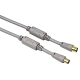 Hama Antennen-Kabel Koax-Stecker - Koax-Kupplung 3 m 90 dB silber