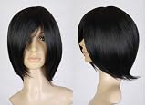 Cosplayland C591 - Bleach Rukia black flip out Wig natural as real human Hairs