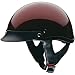 HCI-100- Wine Motorcycle/Scooter Half Helmet (Medium)