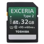 Toshiba Sdxc 32GB Exceria II 95Mb/s U...