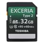 Toshiba Sdxc 32GB Exceria II 95Mb/s UHS Speed Class 10