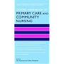 Oxford Handbook of Primary Care and Community Nursing (Oxford Handbooks in Nursing)