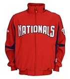 MLB Washington Nationals Adult Long Sleeve Therma Base Premier Jacket, Small
