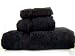 Egyptian Cotton 6 Piece Towel Set BLACK BY MARRIKAS