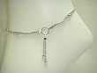 Anklet Bracelet Fashion Jewelry - Silver Tone Double Strand - ** Various Designs **