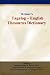 Books : Websters Tagalog - English Thesaurus Dictionary