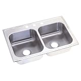 Buy Elkay WLD3322D8DG4 Revere Waterford 33-by-22-by-8 Inch Double Bowl Stainless Steel... by Elkay