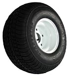 5-hole 8 x 7 White Trailer Wheel & Tire (940 lb. capacity)