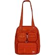 Sunset Orange Lug Koie Puddle Jumper Ideal Travel Tote with pockets galore