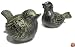 Strathwood Set of 2 Decorative Aluminum Birds with Green Patina Finish