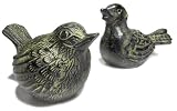 Outdoor Living : Strathwood Set of 2 Decorative Aluminum Birds with Green Patina Finish