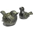 Strathwood Set of 2 Decorative Aluminum Birds with Green Patina Finish