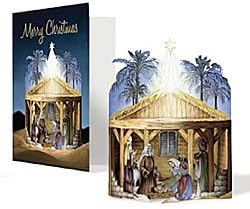 Duckling Greeting Cards - 3D Laser Cut - NATIVITY