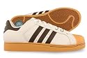 New Adidas Originals Superstar Skate Mens Trainers - White / Brown