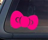 PINK Bow Car Decal / Sticker