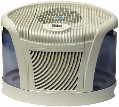 Essick Air 3D6 100 Mini Console Humidifier, White and Midnight Blue