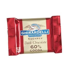 60% Dark Chocolate Square Box: 120 Count