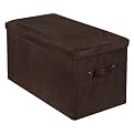 Yu Shan Seat Pad Storage Bench Brown