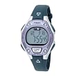 Timex Women's T5K410 Ironman 30-Lap Traditional Silver/lilac Case Grey Resin Strap Sports Watch