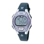 Timex Women's T5K410 Ironman 30-Lap Traditional Silver/lilac Case Grey Resin Strap Sports Watch