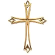 14K Yellow Gold Cross Pendant