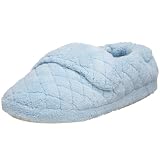ACORN Women's Spa Wrap Moc,Powder Blue,Medium (US Women's 6.5-7.5 W)