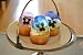 Edible Pansies - Pink, Purple, and Blue Set of 12 - Cake and Cupcake Toppers, Decoration