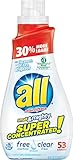 UPC 072613454150 product image for All Small & Mighty HE Laundry Detergent, Free & Clear, 40 Ounce | upcitemdb.com