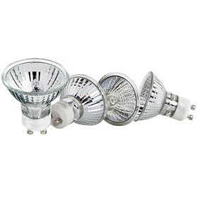 50 WATTS MR16 GU10 BASE EXN FLOOD HALOGEN LIGHT BULB WITH LENS COVER 120 VOLTS 4,000 HOURS... from Light Bulbs