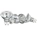 50 WATTS MR16 GU10 BASE EXN FLOOD HALOGEN LIGHT BULB WITH LENS COVER 120 VOLTS 4,000 HOURS 36 DEGREE BEAM SPREAD 4 PACK