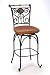 Hillsdale Sedona Bar Stool W/ Memory Swivel &amp; Marble Back Design