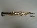Search : JinYin Model E100C Soprano Saxophone in Black Nickel with gold plated keys.