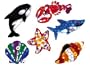 TREND ENTERPRISES DEEP SEA DAZZLERS SPARKLE STICKERS
