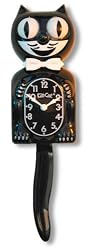 Kit-Cat Wall Clock, Black