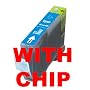 Compatible Canon CLI-8C Cyan Ink Cartridge (CLI8C). COMPATIBLE Canon CLI-8C Cyan Ink Cartridge (CLI8C) for PIXMA printers. Canon Compatible COM-CLI8C Fits printer models: PIXMA iP3300/iP3500/iP4200/iP4300/iP4500/iP5200/ iP5200R/iP6600D/iP6700D/MP500/MP510/MP520/MP530/ MP600/MP610/MP800/MP800R/MP810/MP820/MP830/ MP950/MP960/MP970/MX700/MX850/Pro9000