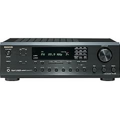 Onkyo TX-8555 Digitaler Stereo-Audio-/Video-Receiver (UKW-/MW-Tuner, Phono-Eingang, 200 Watt, Lautsprecher A/B, RI-Dock, 2 A/V-Eing�nge) schwarz