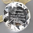 Personalized Diamond Paperweight Gifts for Her