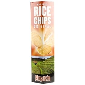 Amaizin Rice Organic Chips Original 105 g (Pack of 6)