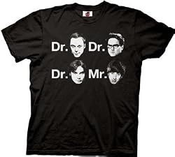 The Big Bang Theory Dr. & Mr. Faces T-shirt