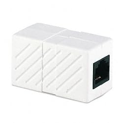 Belkin&reg; Cat5 RJ45 Inline Cable Coupler, White