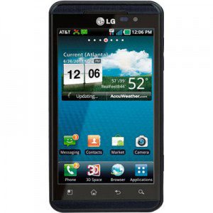 LG Thrill Optimus 3D P925 Unlocked Android Cell Phone - US Warranty - Black - Carrier Packaging