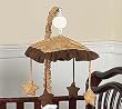 Camel and Chocolate Paisley Musical Crib Mobile Baby Bedding Accessories by JoJo Designs