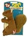 TY Nuts the Squirrel Bow Wow Beanie Dog Toy
